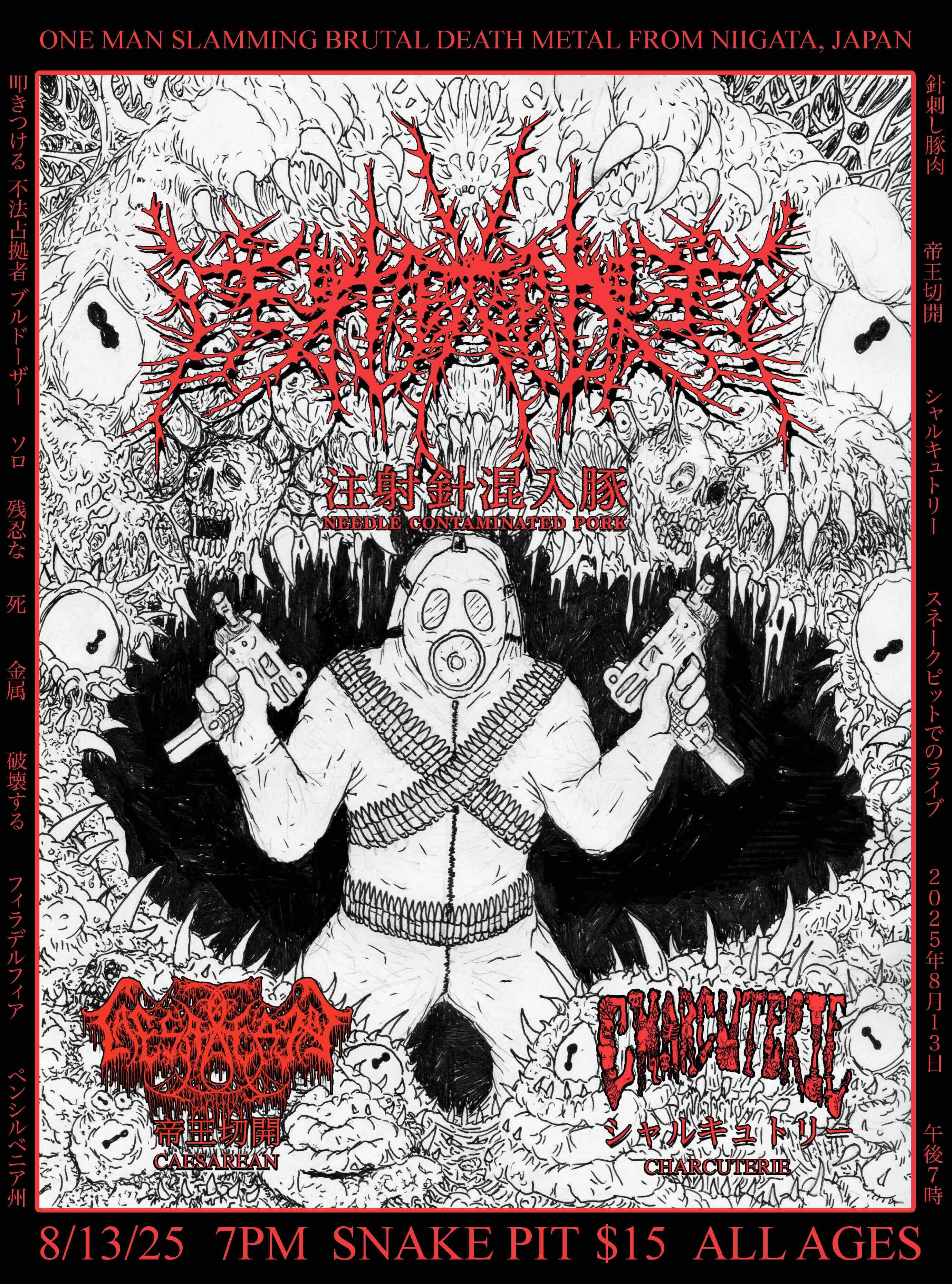 August 13, 2025 show flyer